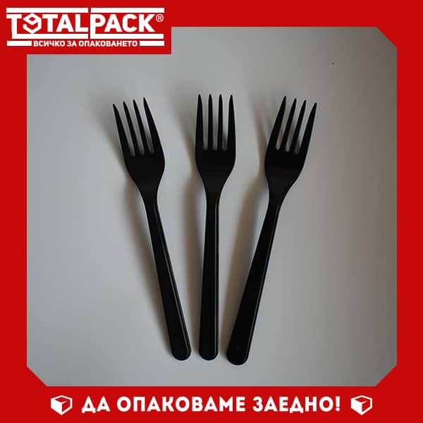 black luxury fork