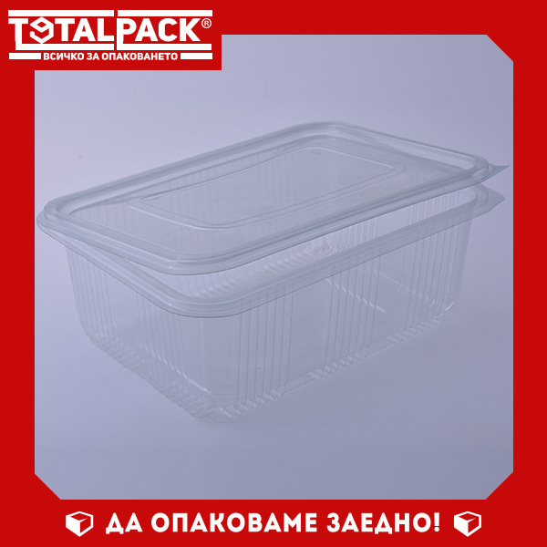 food box with attached lid 2000ml